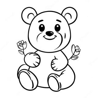 Pagina Para Colorir De Urso De Goma 10006-8228