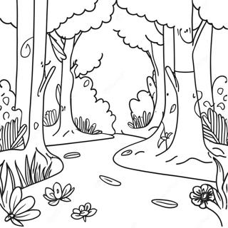 Pagina Para Colorir Da Floresta Fantastica 10106-8308