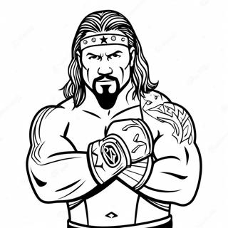 Pagina Para Colorir Da Wwe 10116-8314