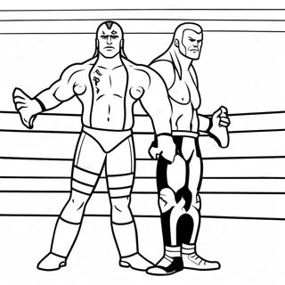 Pagina Para Colorir Da Luta Pelo Campeonato Da Wwe 10117-8317