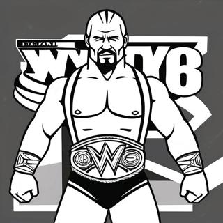 Pagina Para Colorir Da Luta Pelo Campeonato Da Wwe 10117-8320