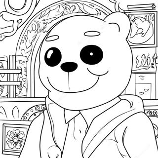 Pagina Para Colorir Do Personagem Sans 10136-8330