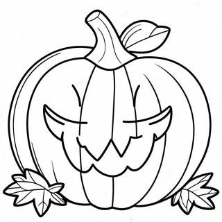 Pagina Para Colorir Do Jack O Lantern Sorridente 10167-8357