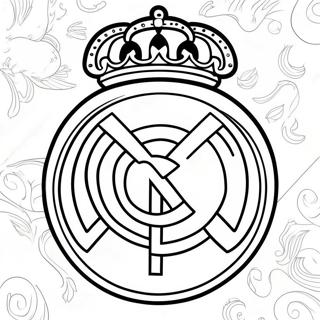 Pagina Para Colorir Do Logo Do Real Madrid 10236-8410