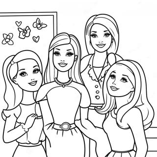 Pagina Para Colorir Da Barbie E Suas Amigas 10256-8428