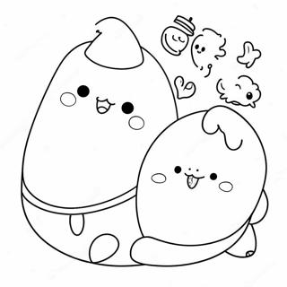 Pagina Para Colorir Do Molang Fofinho Com Amigos 10277-8446