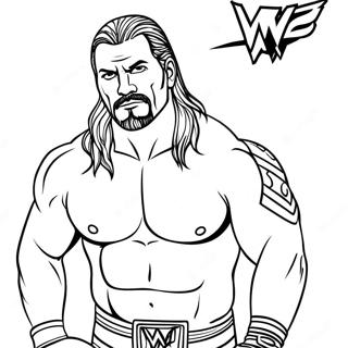 Pagina Para Colorir Da Wwe 10356-8506