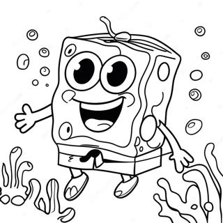 Pagina Para Colorir Da Aventura Subaquatica Do Bob Esponja 10378-8520