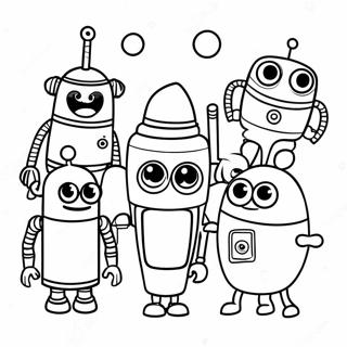 Storybots Páginas Para Colorir