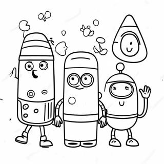 Pagina Para Colorir Da Aventura Dos Storybots 10388-8525