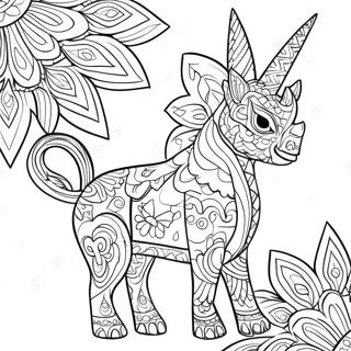 Pagina Para Colorir De Alebrije 10427-8554