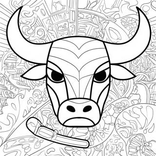 Pagina Para Colorir Do Logo Do Chicago Bulls 10447-8570