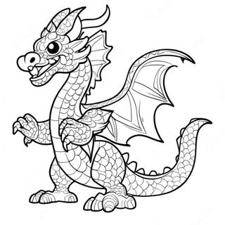 Pagina Para Colorir Do Dragao Chines 10457-8579