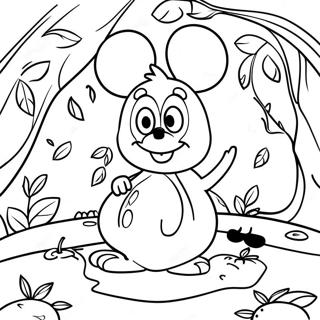 Pagina Para Colorir De Outono Da Disney 10467-8588