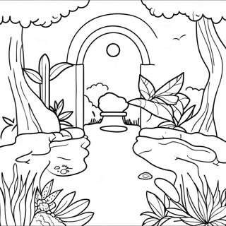 Pagina Para Colorir Do Garten Of Banban 6 10477-8594