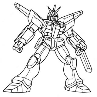 Pagina Para Colorir Do Gundam 10487-8604