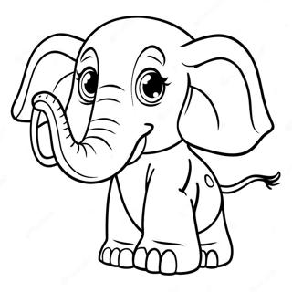 Pagina Para Colorir Do Elefante Bebado 10497-8610