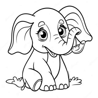 Pagina Para Colorir Do Elefante Bebado Brincalhao 10498-8613