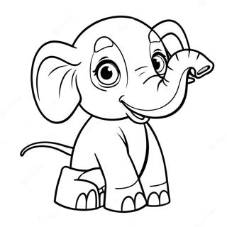 Pagina Para Colorir Do Elefante Bebado Brincalhao 10498-8615