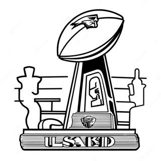 Pagina Para Colorir Do Logo Do Super Bowl 58 10517-8627