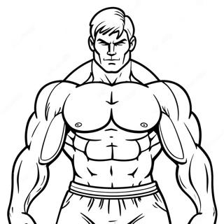 Pagina Para Colorir De Musculos Fortes 10628-8718