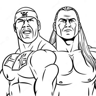 Paginas Para Colorir Dos Superstars Da Wwe Em Acao 10668-8752