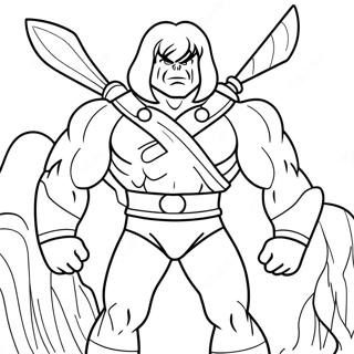 Pagina Para Colorir Do He Man 10717-8787