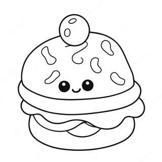 Pagina Para Colorir Comida Squishy Fofa 10748-8813