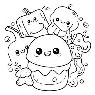 Pagina Para Colorir Comida Squishy Fofa 10748-8814