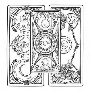 Pagina Para Colorir Cartas De Tarot Misticas 10788-8846