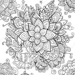 Pagina Para Colorir Padroes De Rangoli 10807-8859