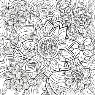 Pagina Para Colorir Designs Intricados De Rangoli 10808-8861