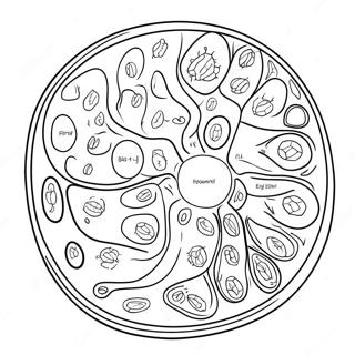 Pagina Para Colorir Diagrama De Celula Vegetal 10817-8867