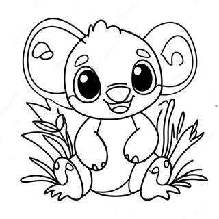 Pagina Para Colorir Ohana Stitch Fofo 10898-8934