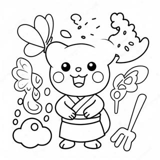 Pagina Para Colorir Personagens Kawaii Japoneses 10928-8958