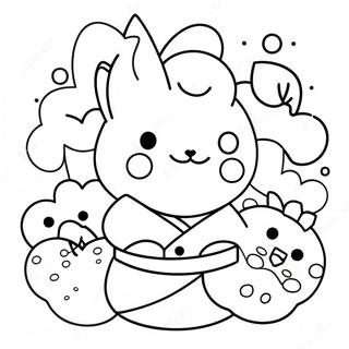 Pagina Para Colorir Personagens Kawaii Japoneses 10928-8960