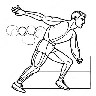 Pagina Para Colorir De Atletas Olimpicos Em Acao 11068-9072