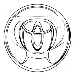 Pagina Para Colorir Do Logo Da Toyota 11117-9114