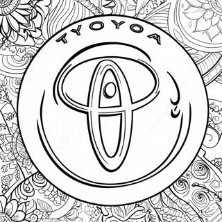 Pagina Para Colorir Do Logo Da Toyota 11117-9115