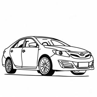 Pagina Para Colorir Do Toyota Camry Sedan 11118-9117