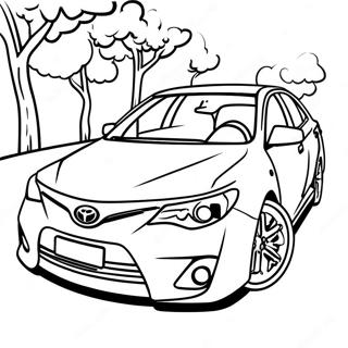 Pagina Para Colorir Do Toyota Camry Sedan 11118-9120