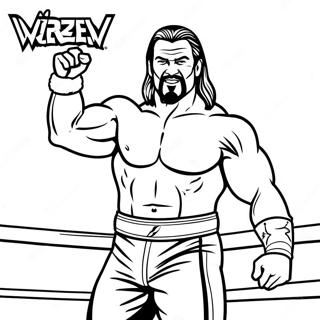 Pagina Para Colorir Da Wwe 1111-886