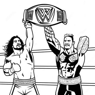 Pagina Para Colorir Da Luta Pelo Campeonato Da Wwe 1112-890