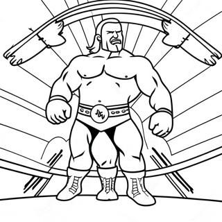 Pagina Para Colorir Da Luta Pelo Campeonato Da Wwe 1112-892