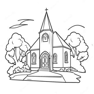 Pagina Para Colorir Da Igreja 11137-9131