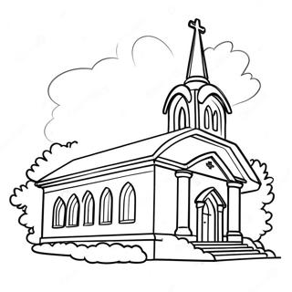 Pagina Para Colorir Da Igreja 11137-9132