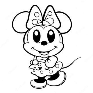 Pagina Para Colorir Da Minnie Mouse 111-92