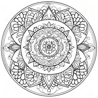 Pagina Para Colorir De Mandala De Meditacao 11237-9212