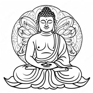 Pagina Para Colorir De Meditacao Do Buda Pacifico 11238-9215