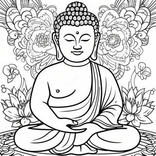 Pagina Para Colorir De Meditacao Do Buda Pacifico 11238-9216